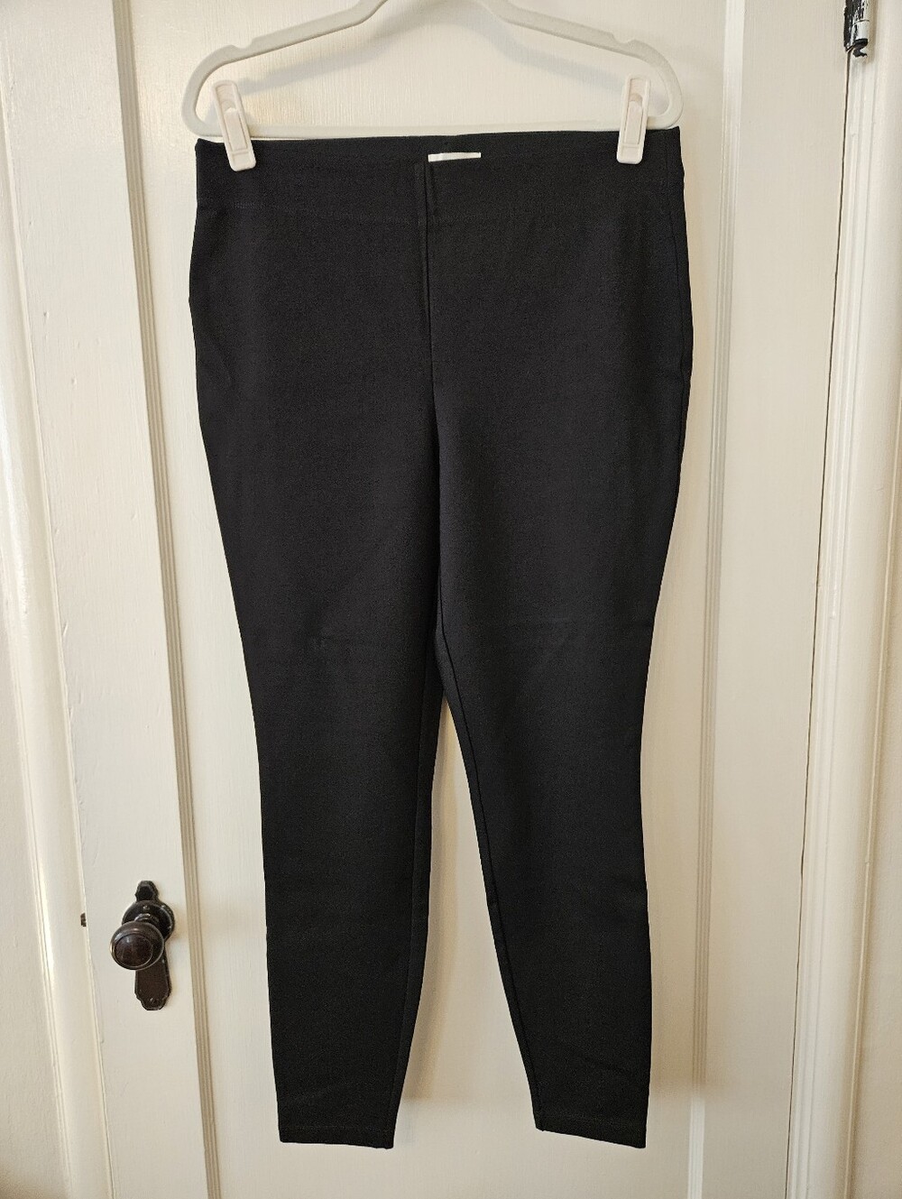 Max Studio Women's 1X Black High-Rise Ponte Leggings